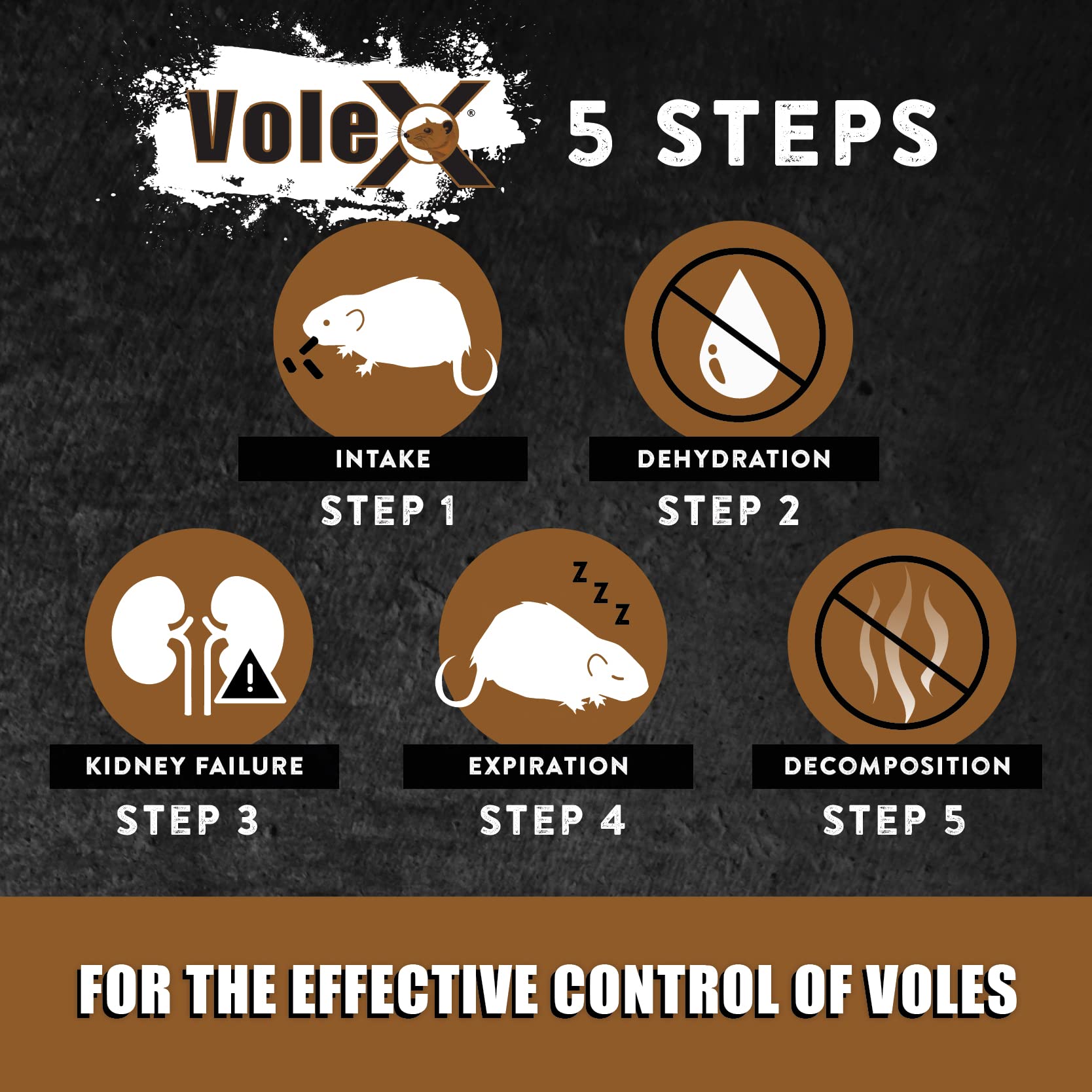 MouseX VoleX patented minimum-risk control badge.