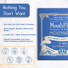 MouthFlora 30-pack packaging ideal for long-term daily care