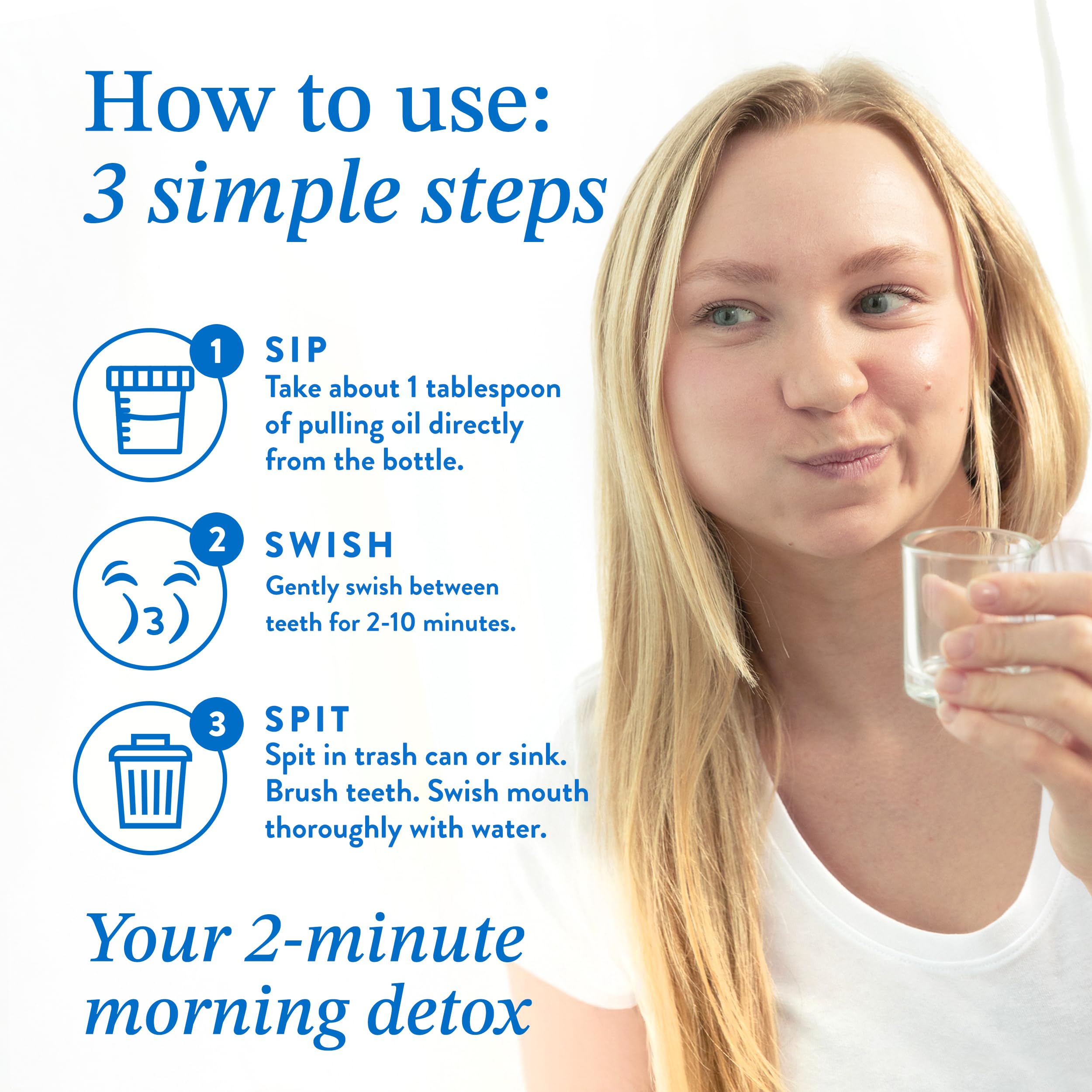 Mouthology gum health emphasis with oil pulling for oral care