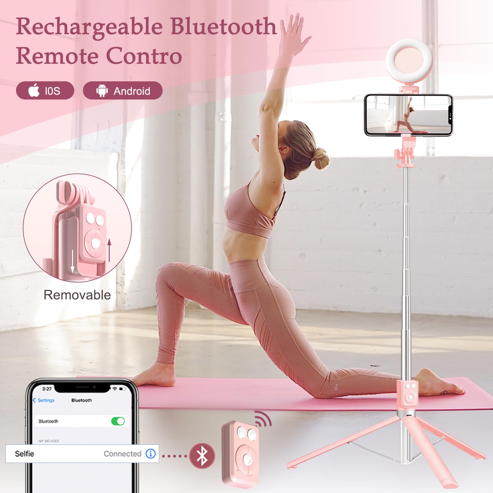 Mouzakon pink version compatible with iOS and Android devices