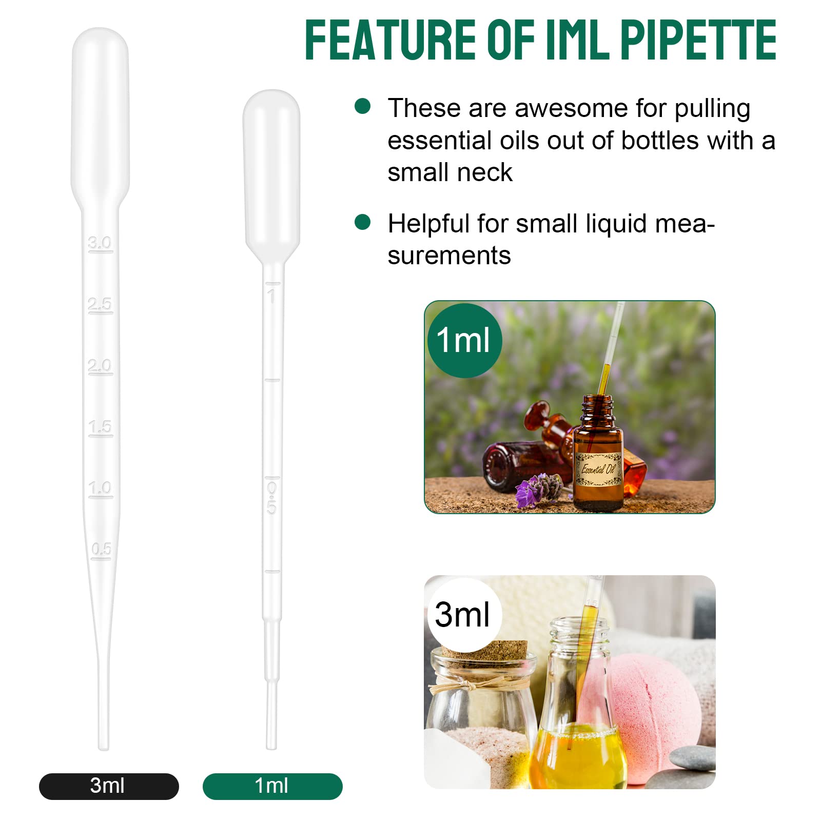 Moveland pipettes suitable for home art and lab experiments