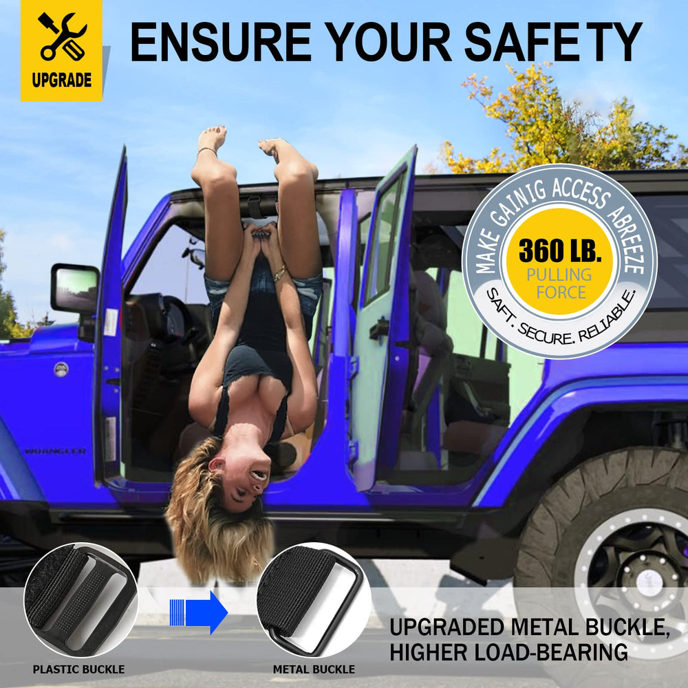 Close-up of Moveland buckle shows durable metal hardware for reliable support