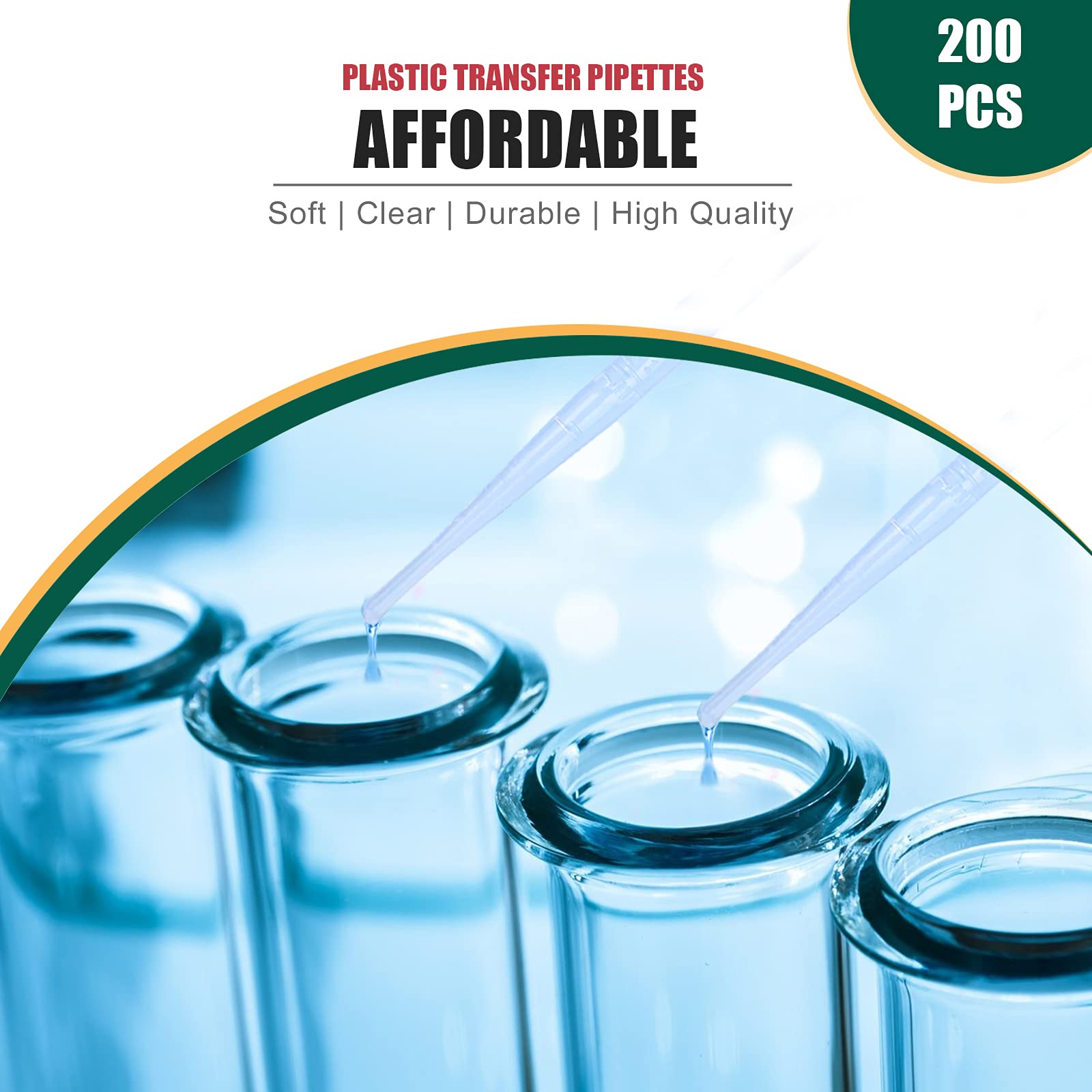 Moveland lab-use scene pipettes, ideal for science and craft projects.