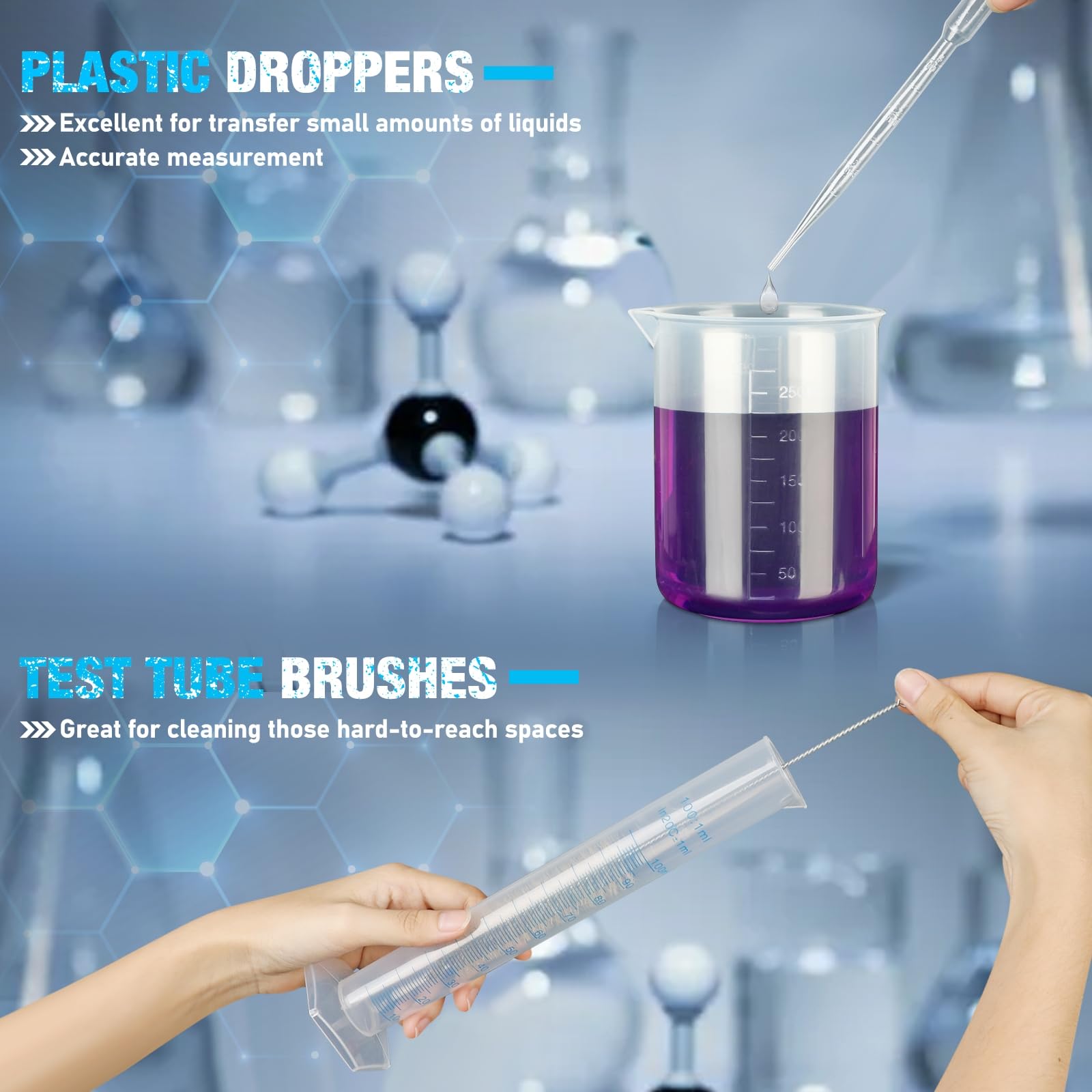 Moveland 1000ml beaker supports larger-volume mixing and safe storage