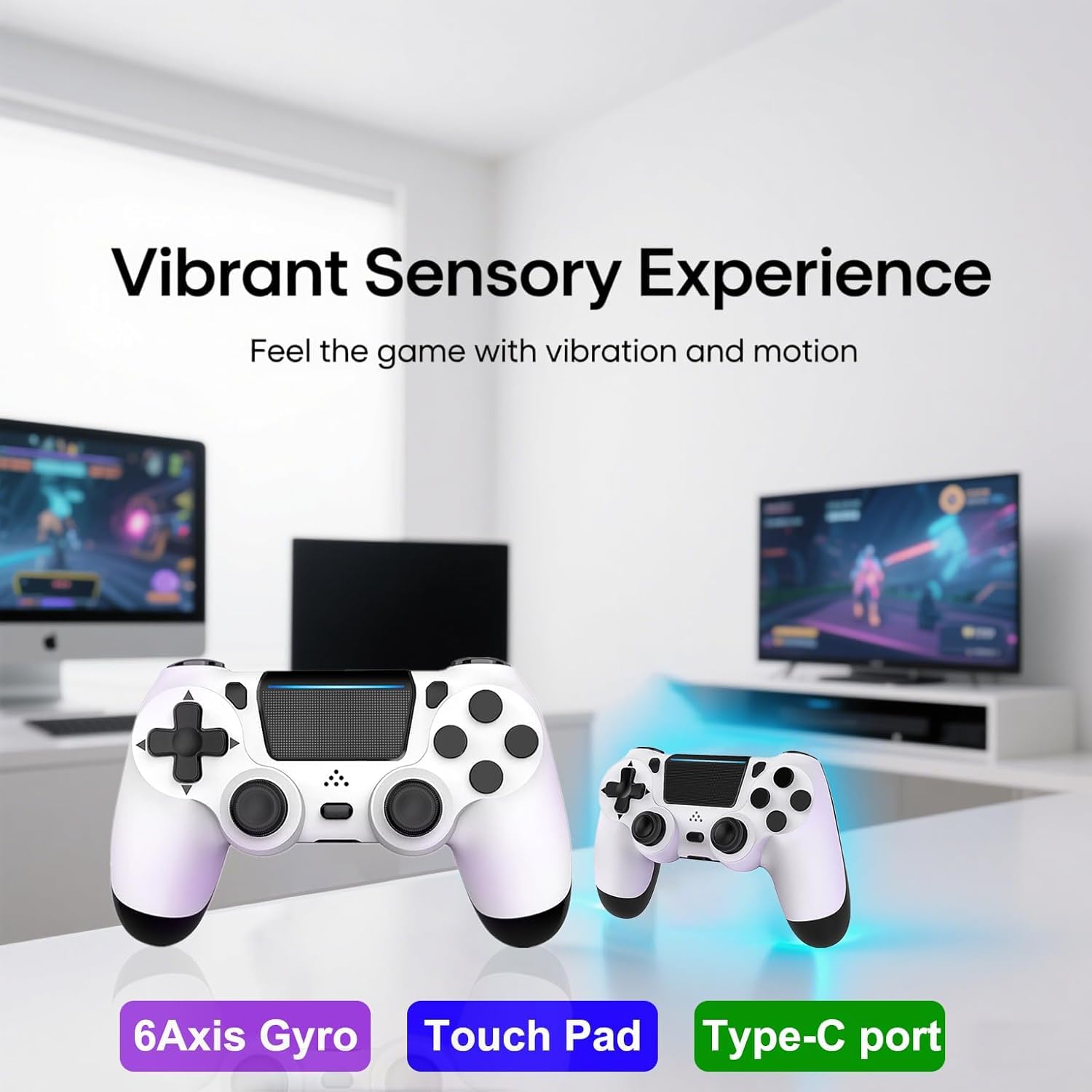 MOVONE ergonomic design with comfortable dual analog layout