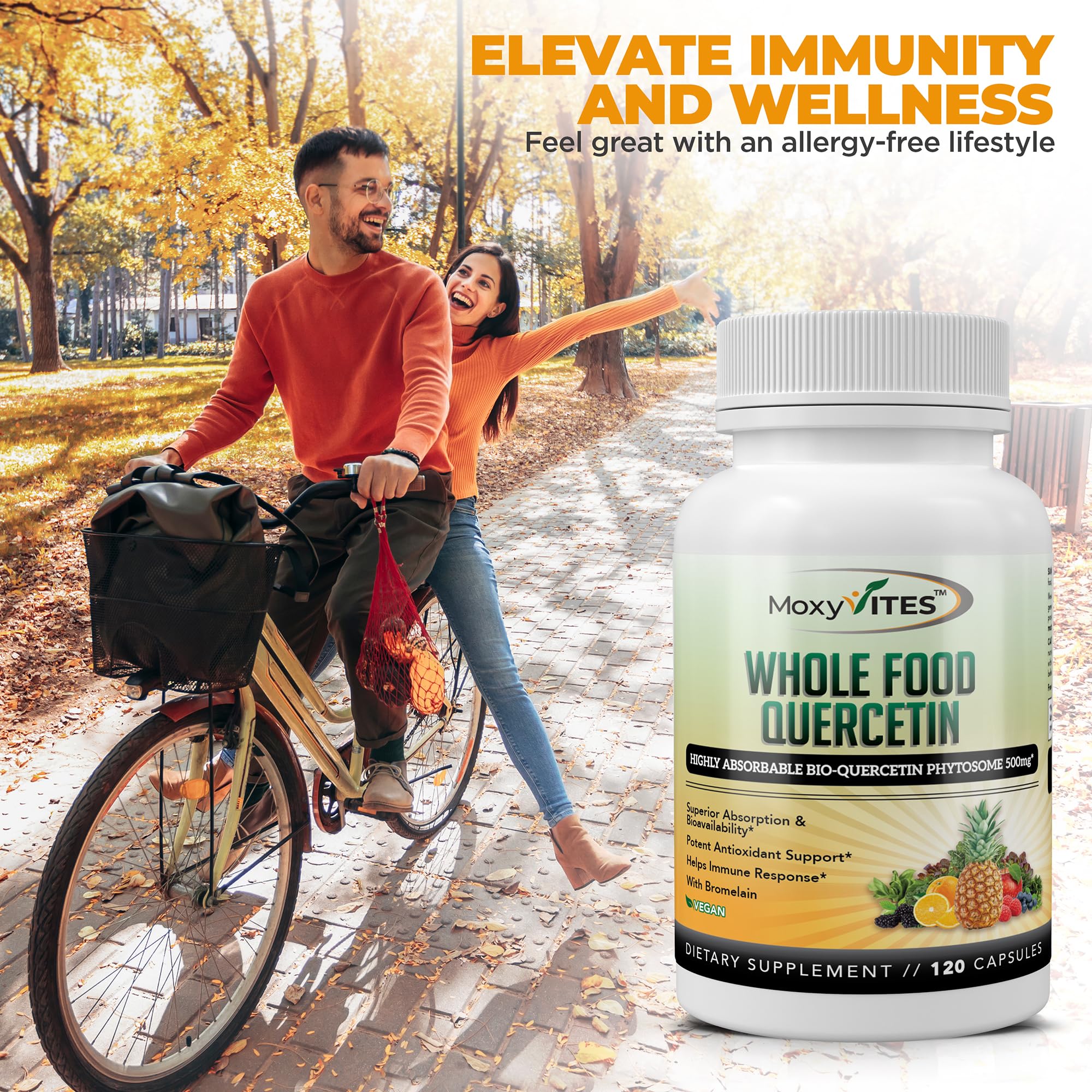 Seasonal support concept image suggests year-round antioxidant routine