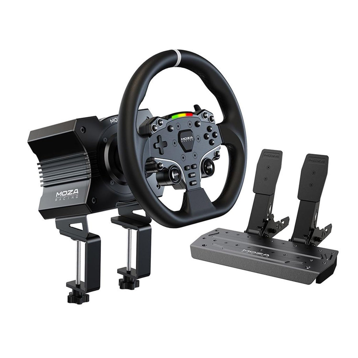 MOZA R5 Direct Drive Base delivering precise, responsive steering for immersive sim racing