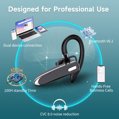 MOZC ENC mic reduces background noise for clearer conversations.