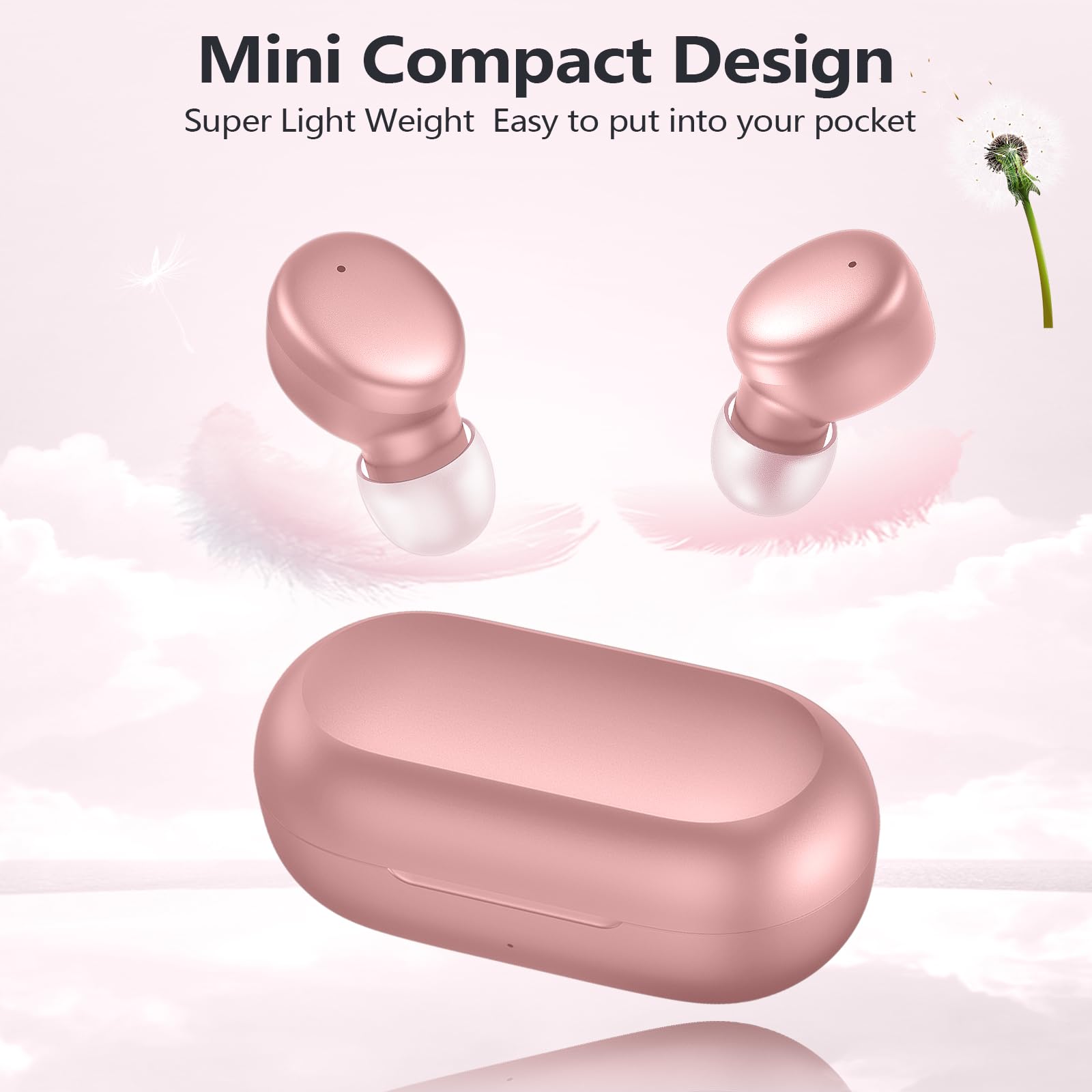 MOZOTER S8 Mini ergonomic design fits comfortably during sport and travel.