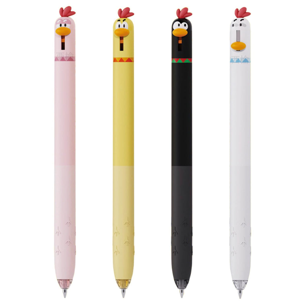 MOZXIRZ Chick Pens front view with retractable design ideal for daily writing