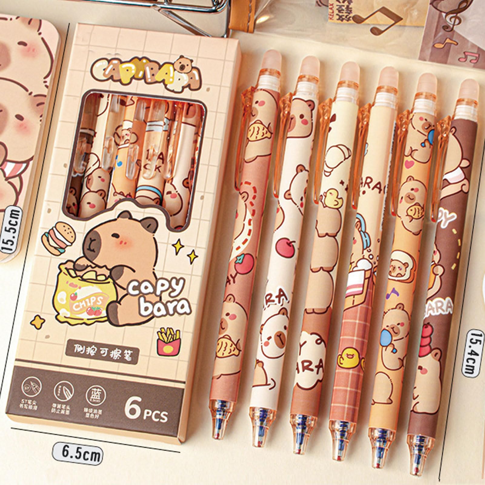 MOZXIRZ Gift-pack of cute pens for students and professionals.