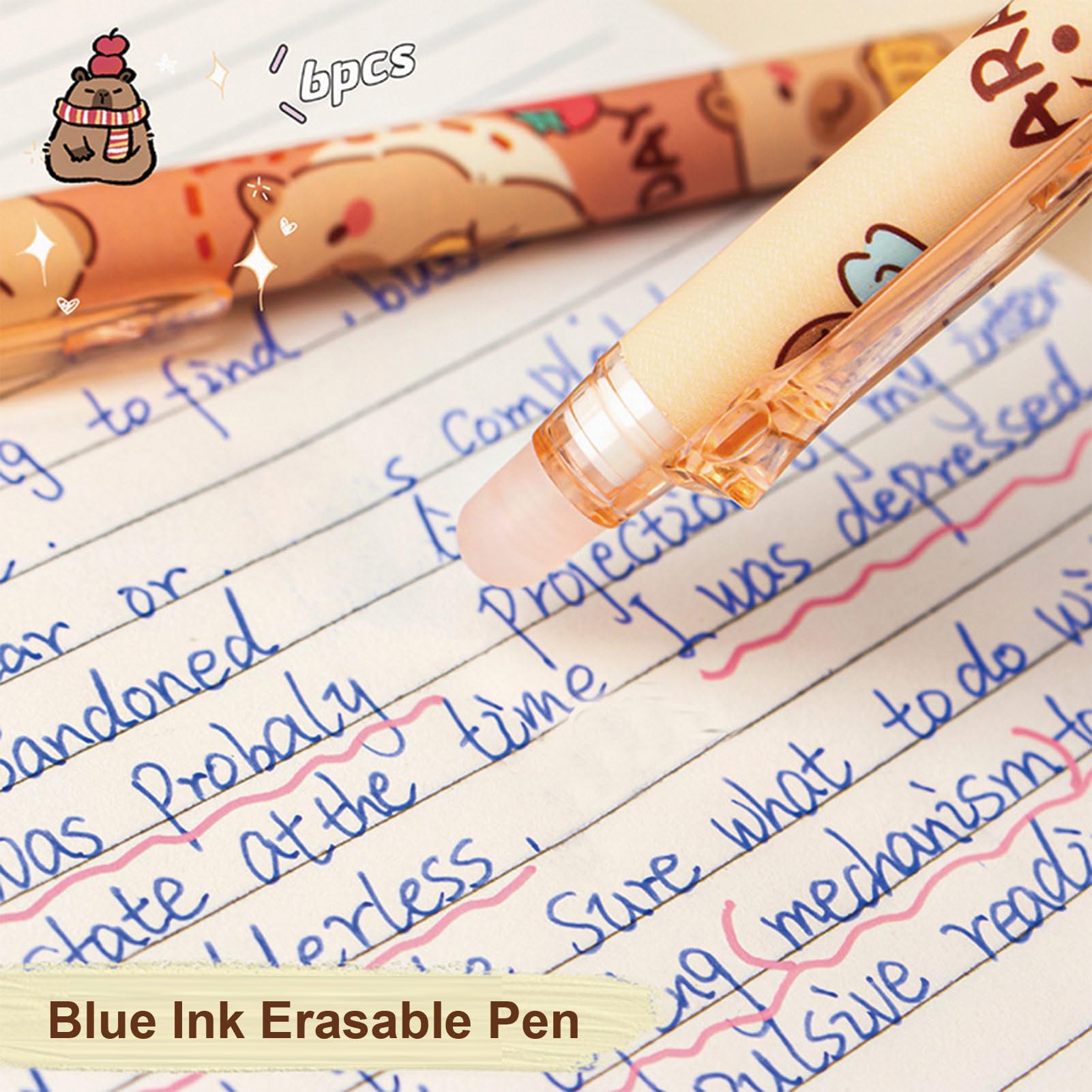 MOZXIRZ Pocket clip keeps pen secured to notebook.