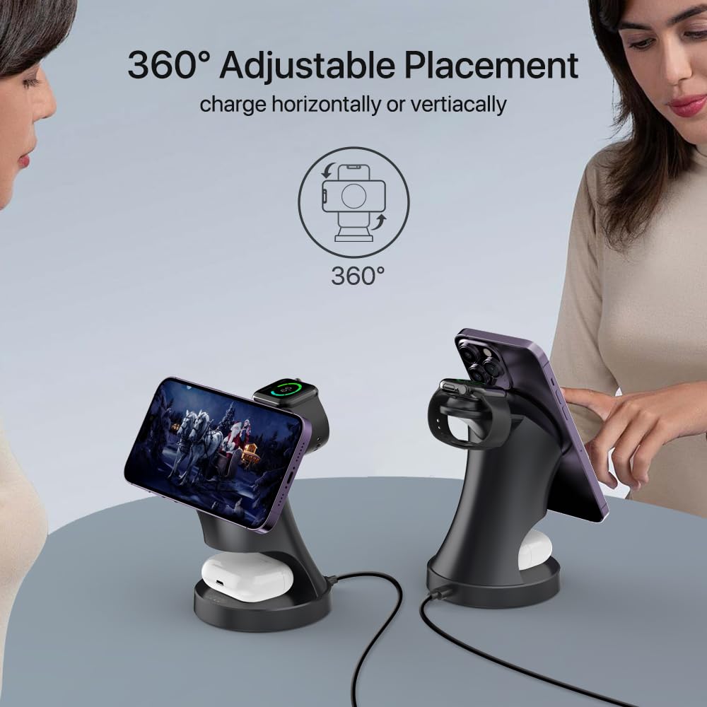 Mpaargoow cable-free setup reduces desk clutter.