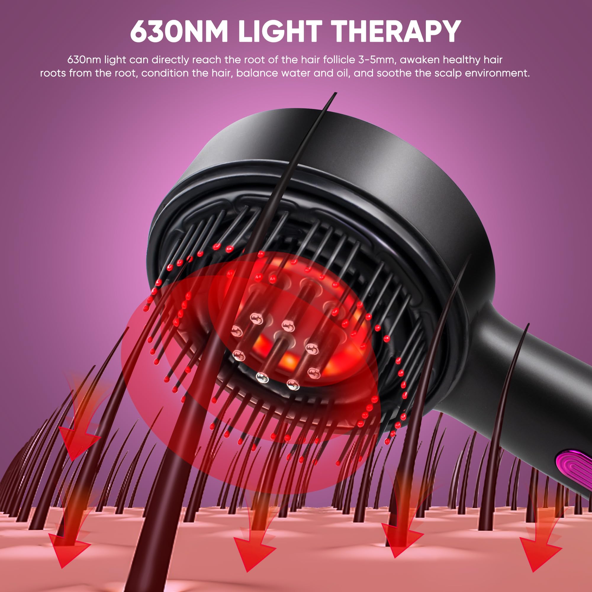 MPADQ head massager delivering relaxing scalp massage and targeted nutrients
