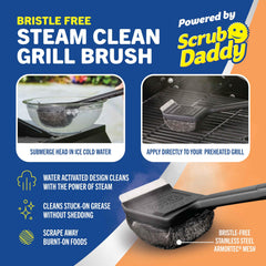 ArmorTec bristle-free mesh cleans without shedding wires on Mr. Bar-B-Q brush