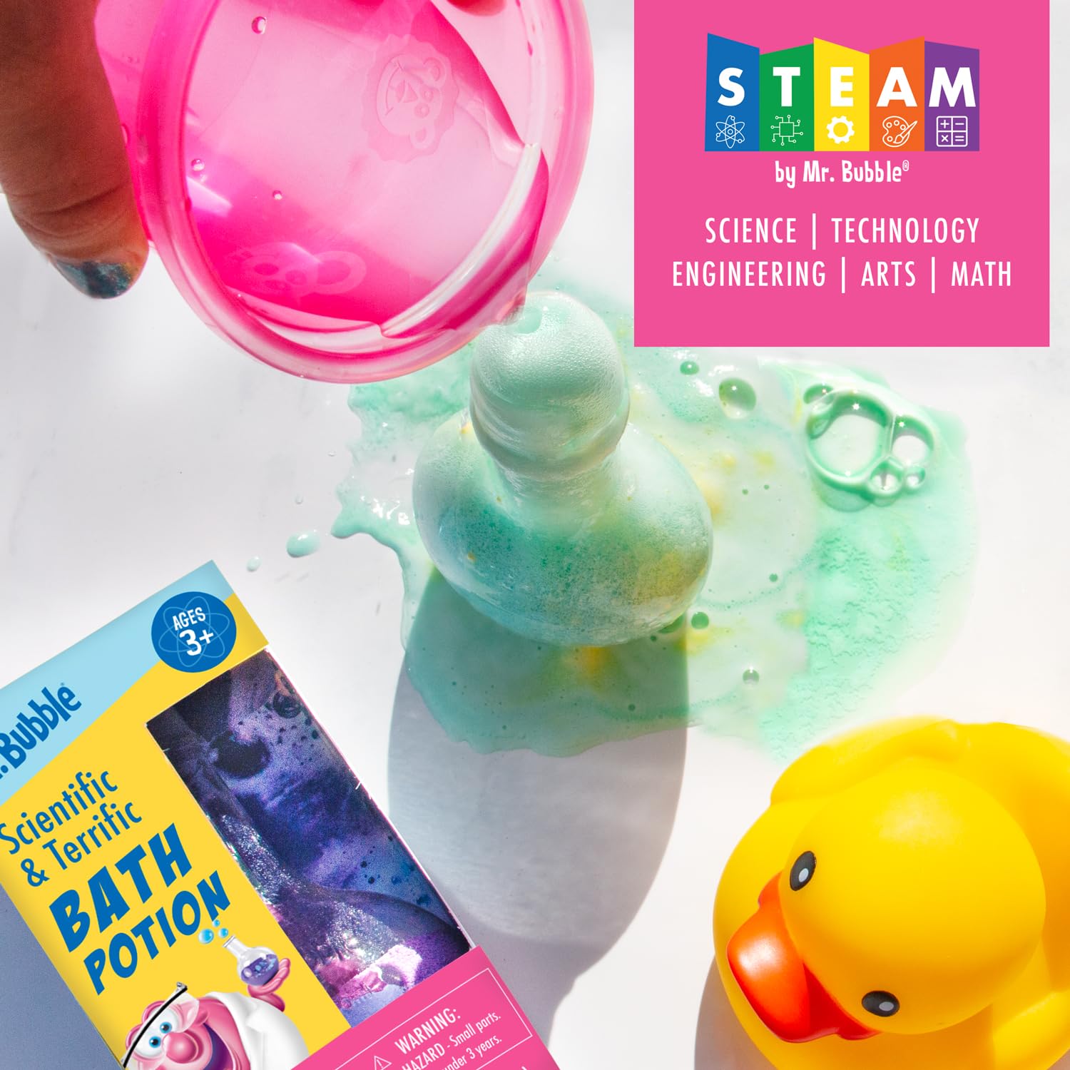 Mr. Bubble bath potion pack of two for extended fun