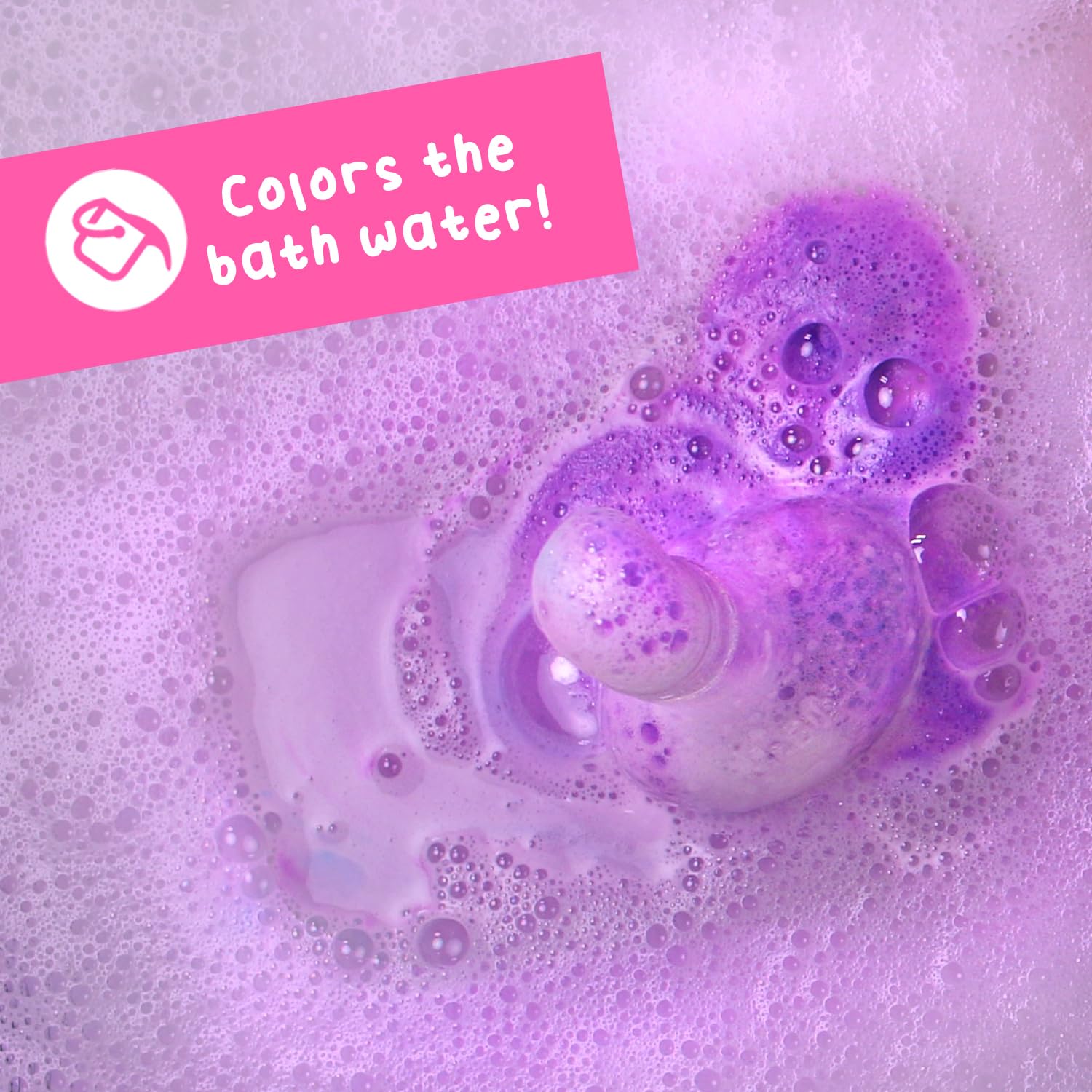 Mr. Bubble safe-tub toy paraben and phthalate-free bath play.