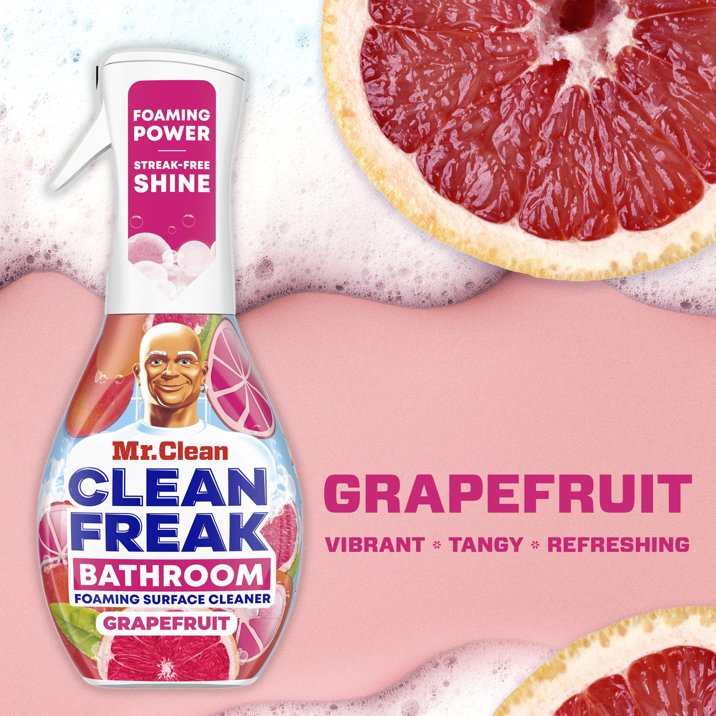 MR CLEAN Clean Freak Power Nozzle cleaning large and small surfaces.