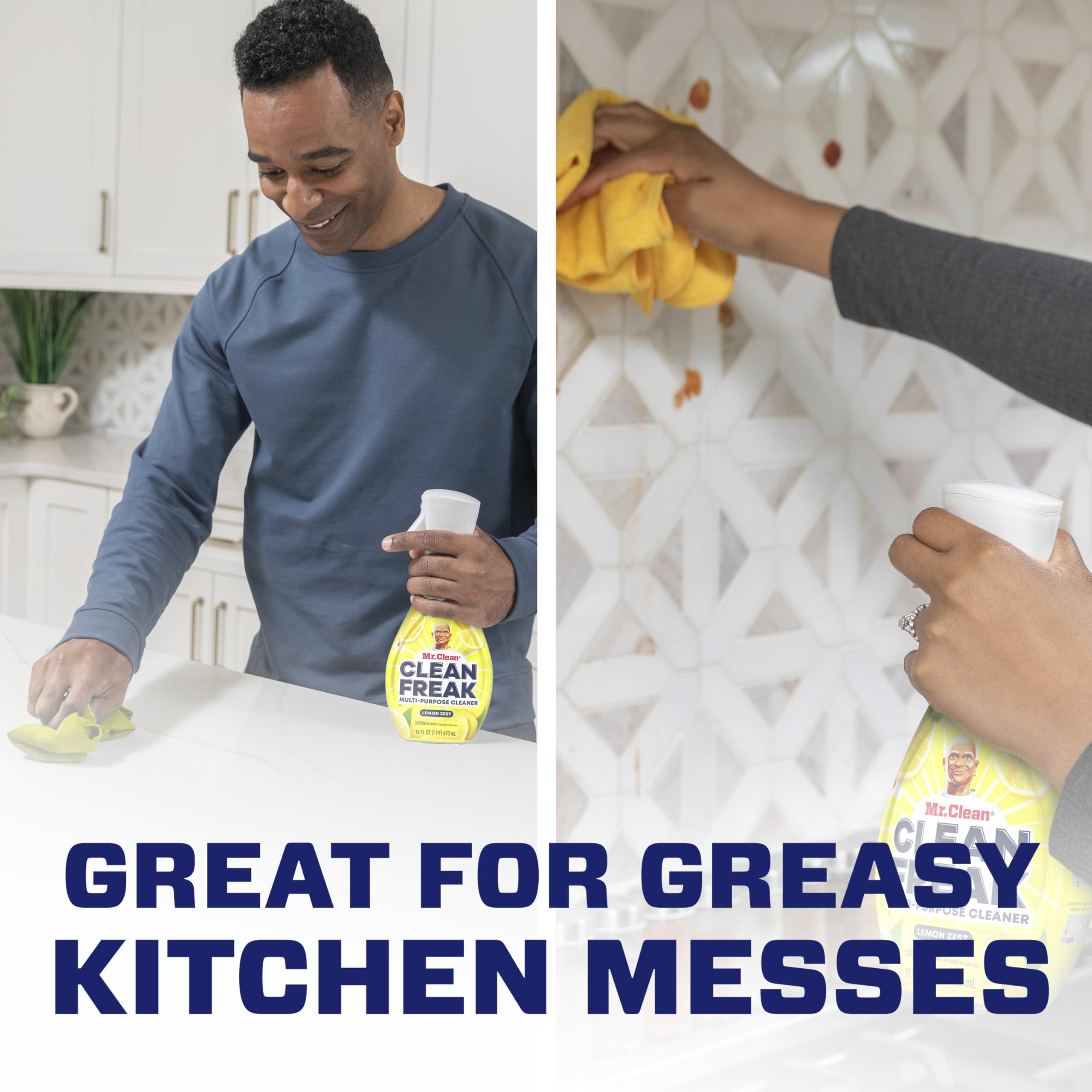 Mr. Clean Clean Freak Refill Bottle ready for quick top-ups.