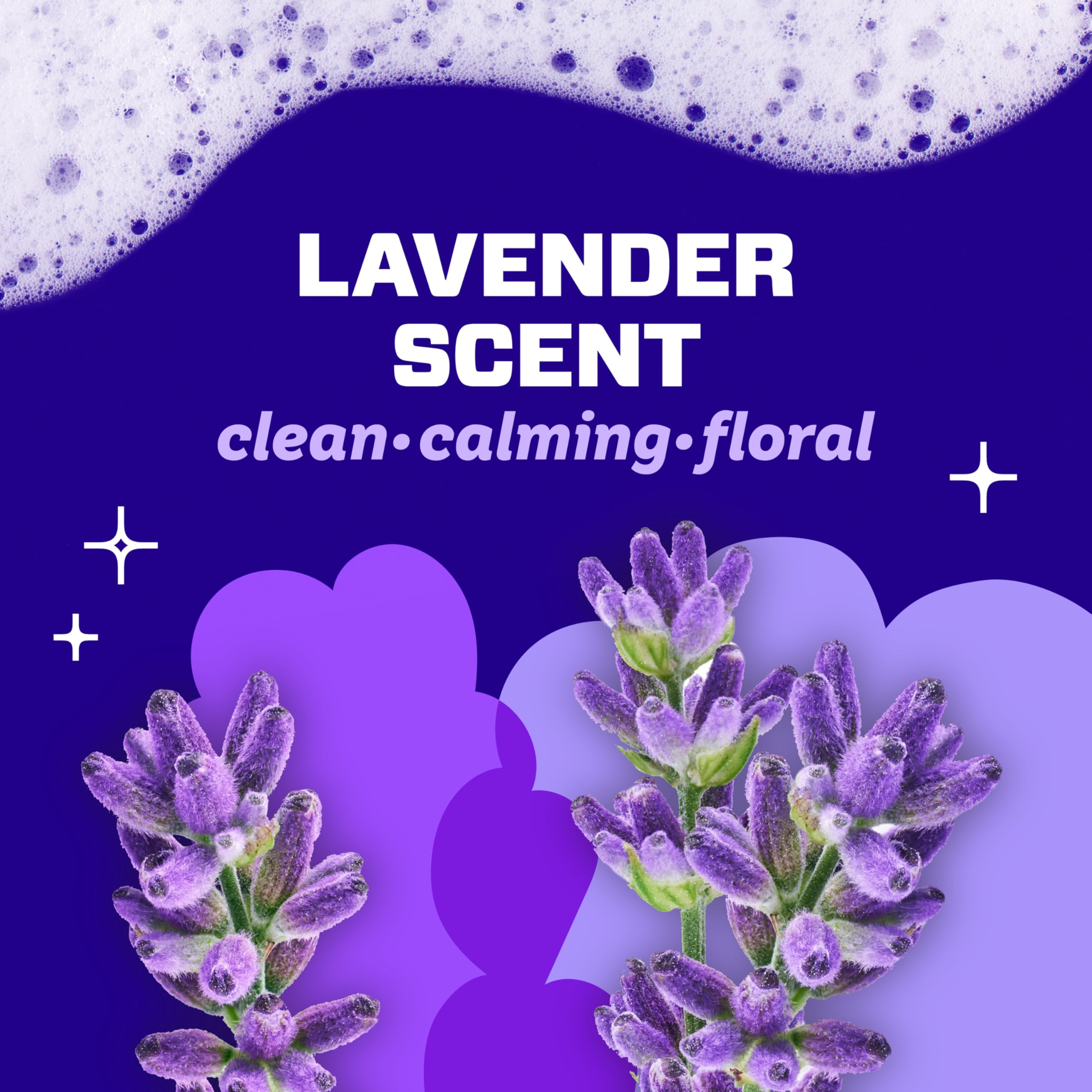 Lavender fragrance lingers lightly after cleaning sessions.
