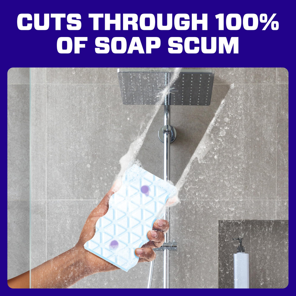 No extra cleaners needed for everyday bathroom spills.