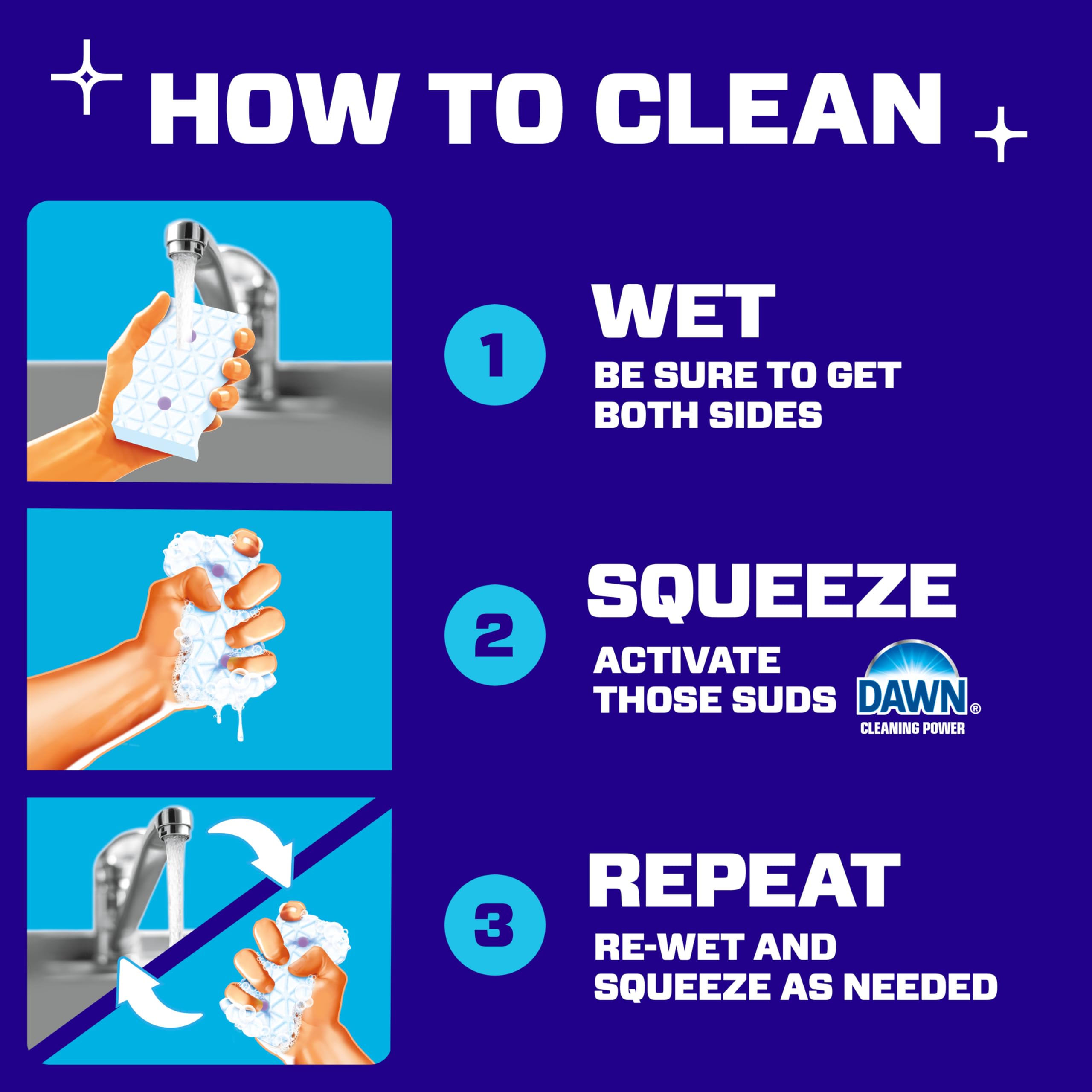 Cleans bathroom floors with a simple swipe.