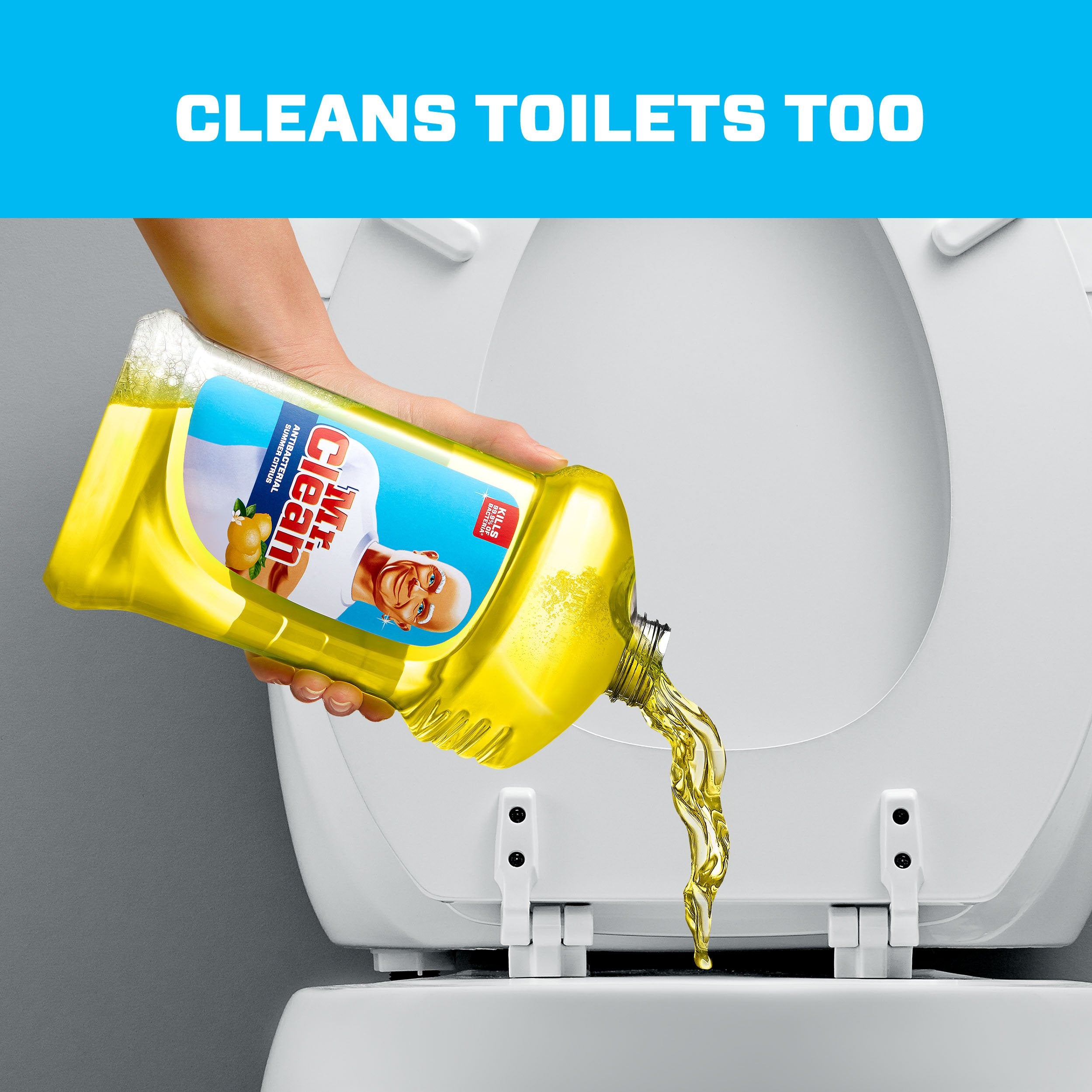 Mr. Clean multi-surfaces spray cleans kitchen and bathroom tiles for refreshed spaces
