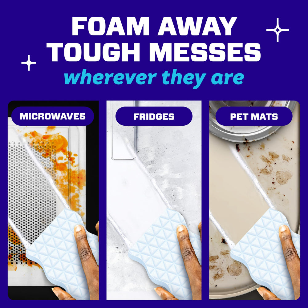 Mr. Clean Ultra Foamy cleans glass stovetops to a streak-free shine.