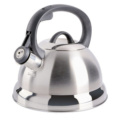 Mr. Coffee Flintshire kettle with brushed satin exterior for durable daily use.