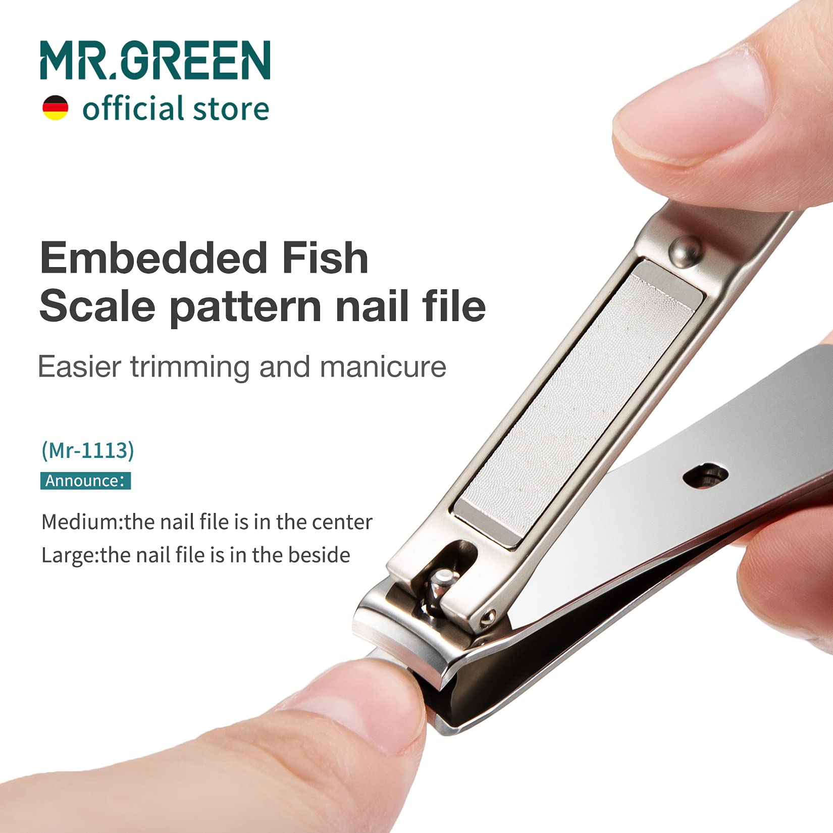 MR.GREEN nickel-plated finish adds anti-rust durability and a premium feel.