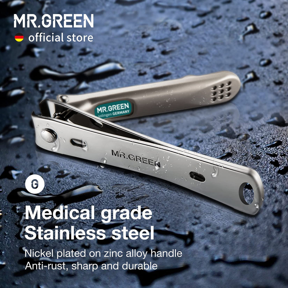 MR.GREEN Seiko sharpened edge for clean cuts through thick nails.