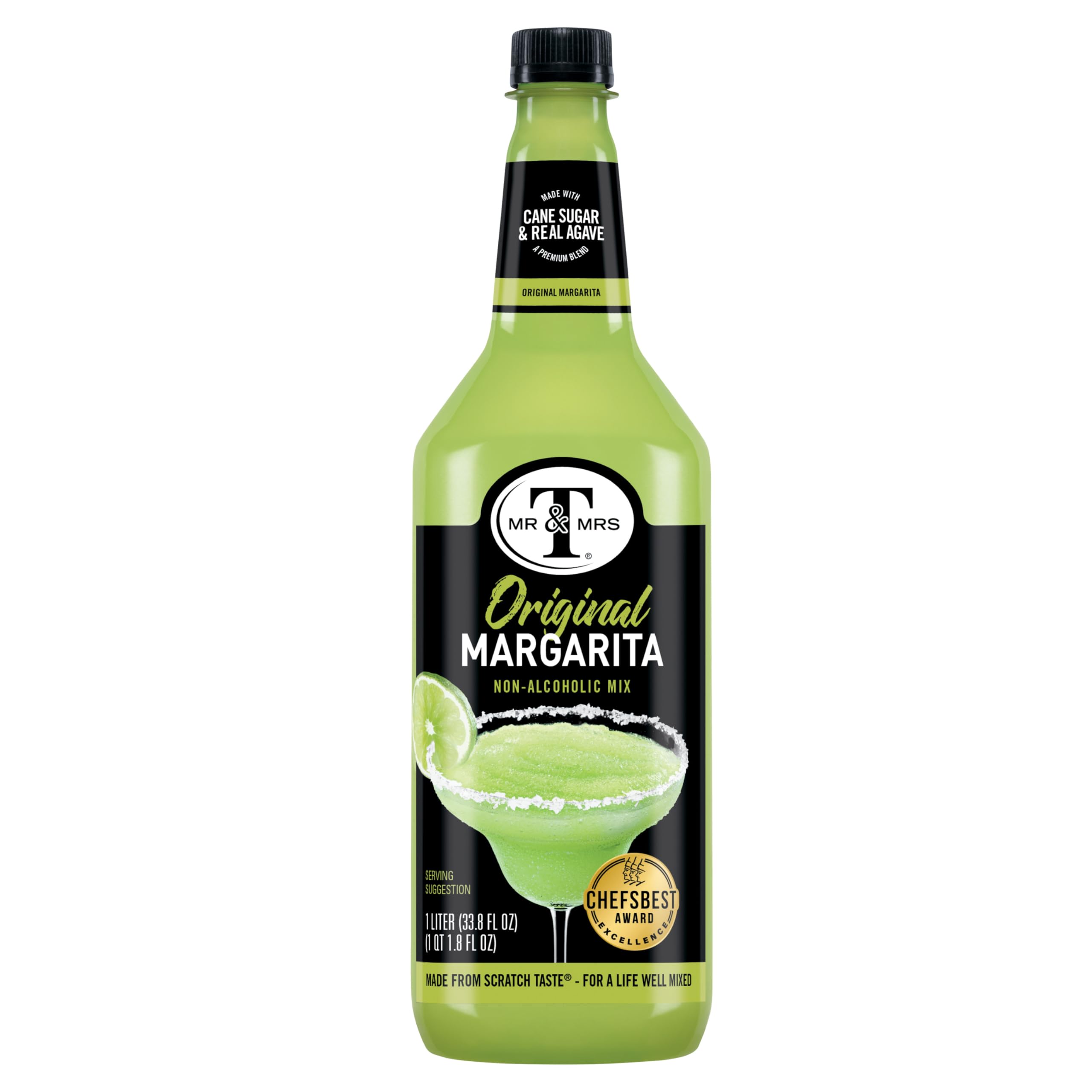 Virgin margarita option using Mr & Mrs T mix at home.