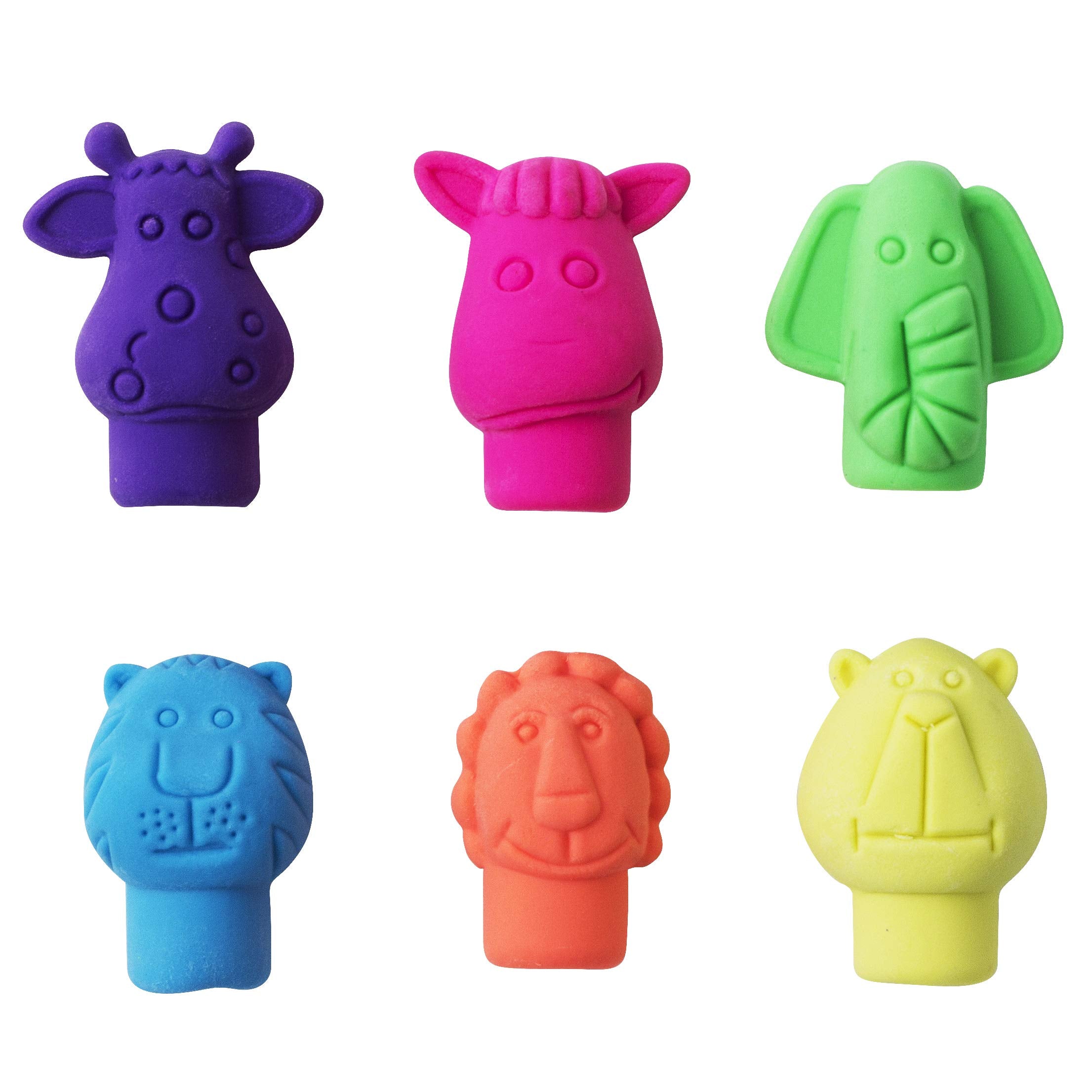 Mr. Pen Animal pencil top eraser monkey design; vibrant starter kit for art