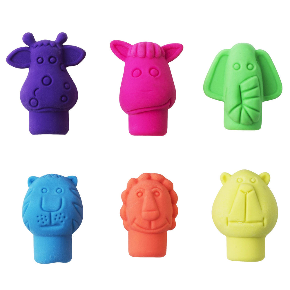 Mr. Pen Animal pencil top eraser monkey design; vibrant starter kit for art