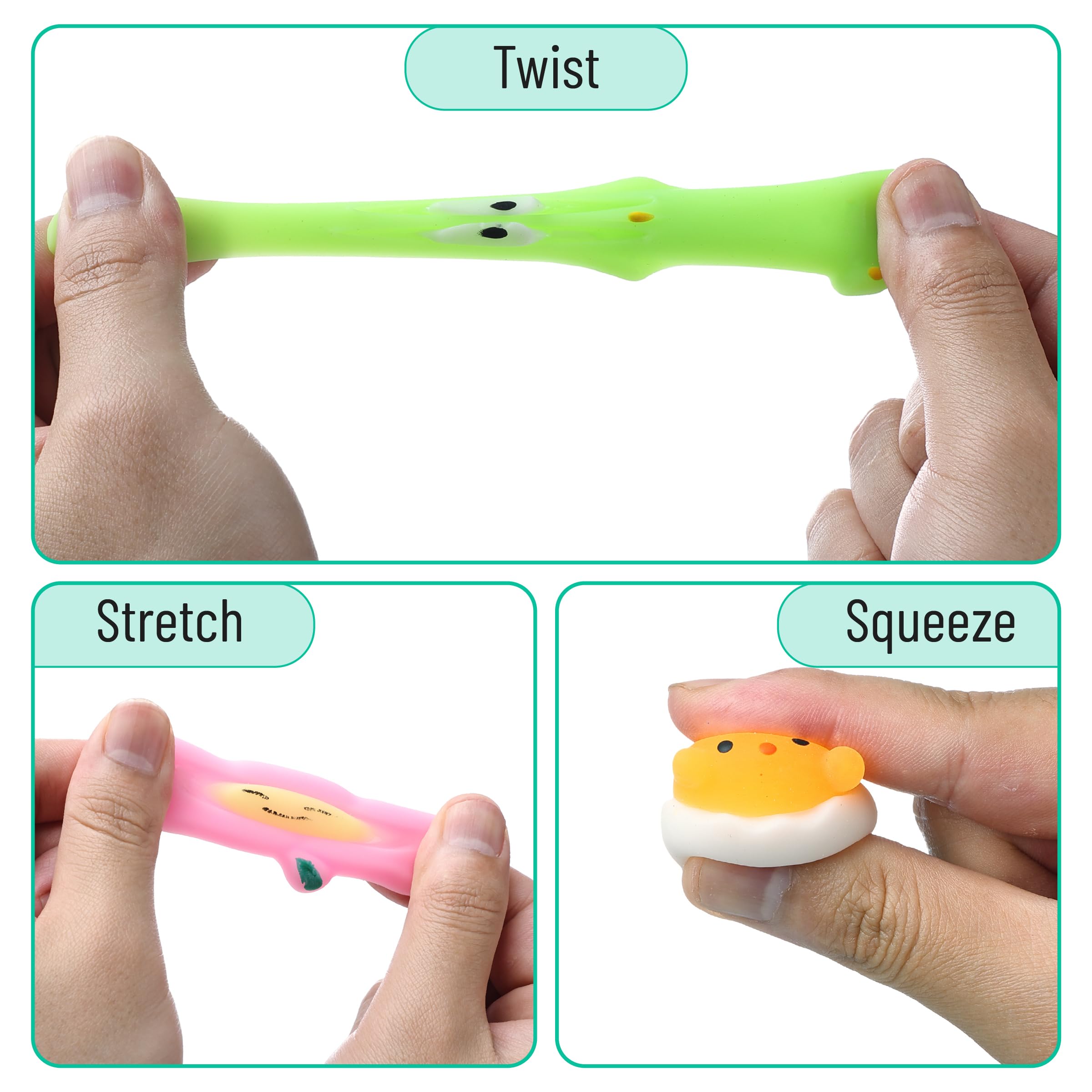 Mr. Pen Easter mochi carrot squishy soft and squeezable for desk or bag use.