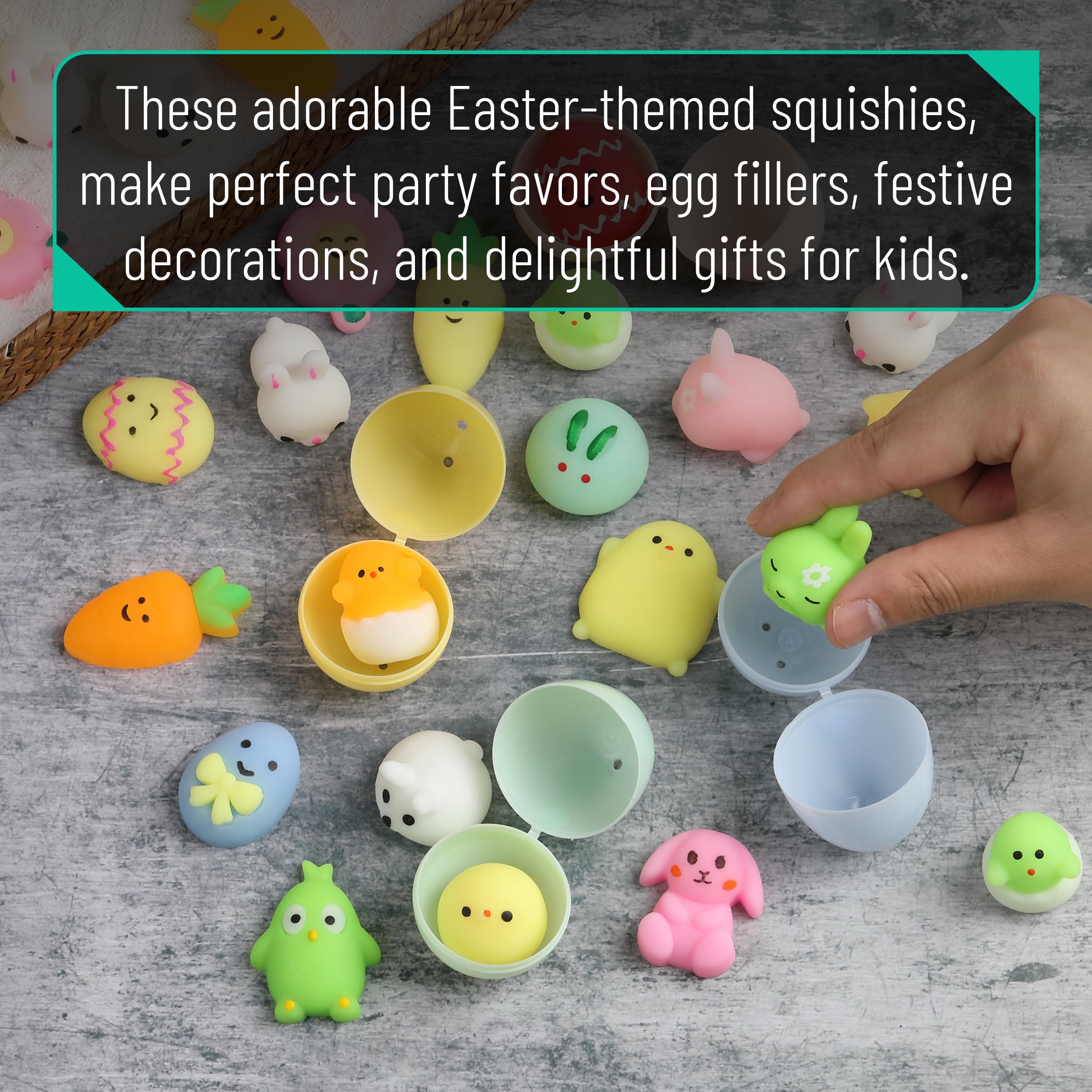 Mr. Pen Easter mochi party-favor squishy ideal for Easter baskets and party loot.