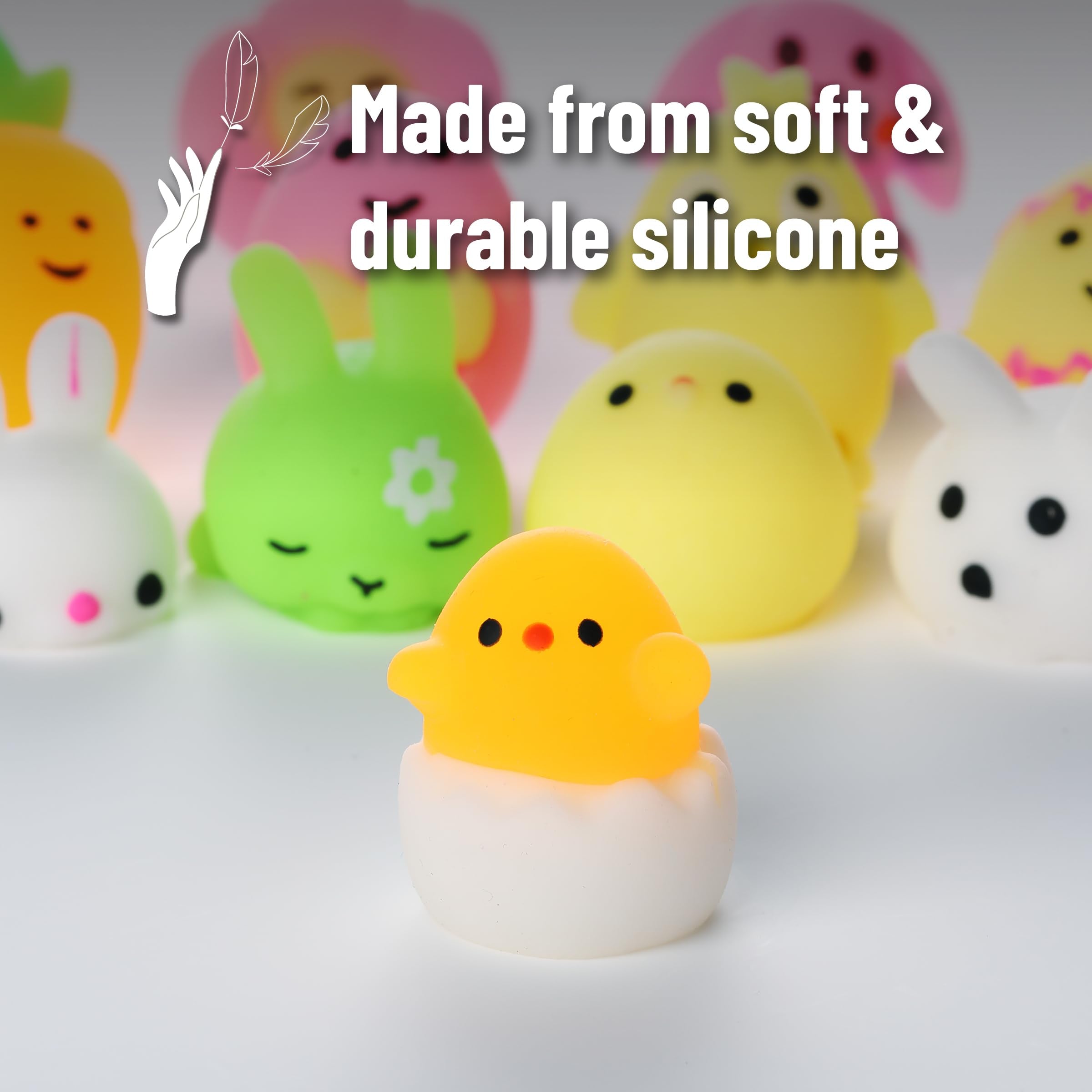 Mr. Pen Easter squishy chick collection supports soft, engaging tactile play