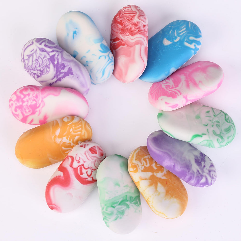 Compact, portable erasers ready for on-the-go edits.
