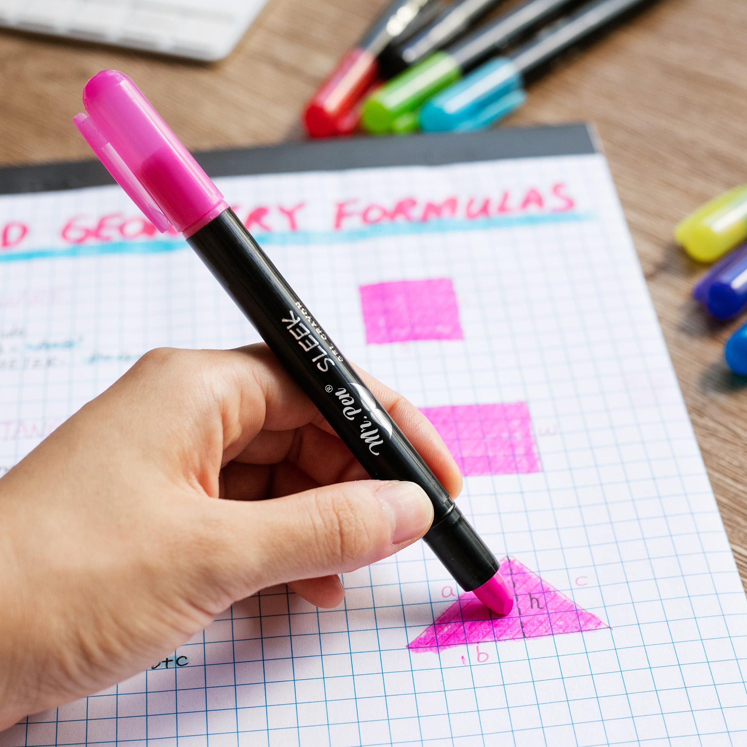 Colorful Mr. Pen Gel Crayons set inspires creativity at home or in class