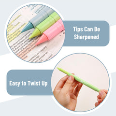 Mr. Pen Gel Highlighters on a Bible page for clear readability.