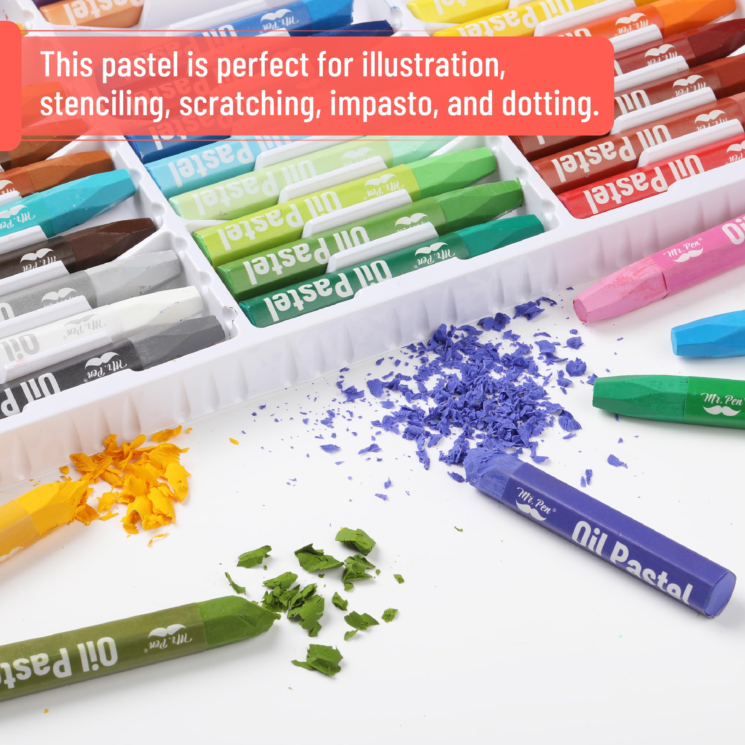 Mr. Pen durable construction supports long-lasting classroom and studio use