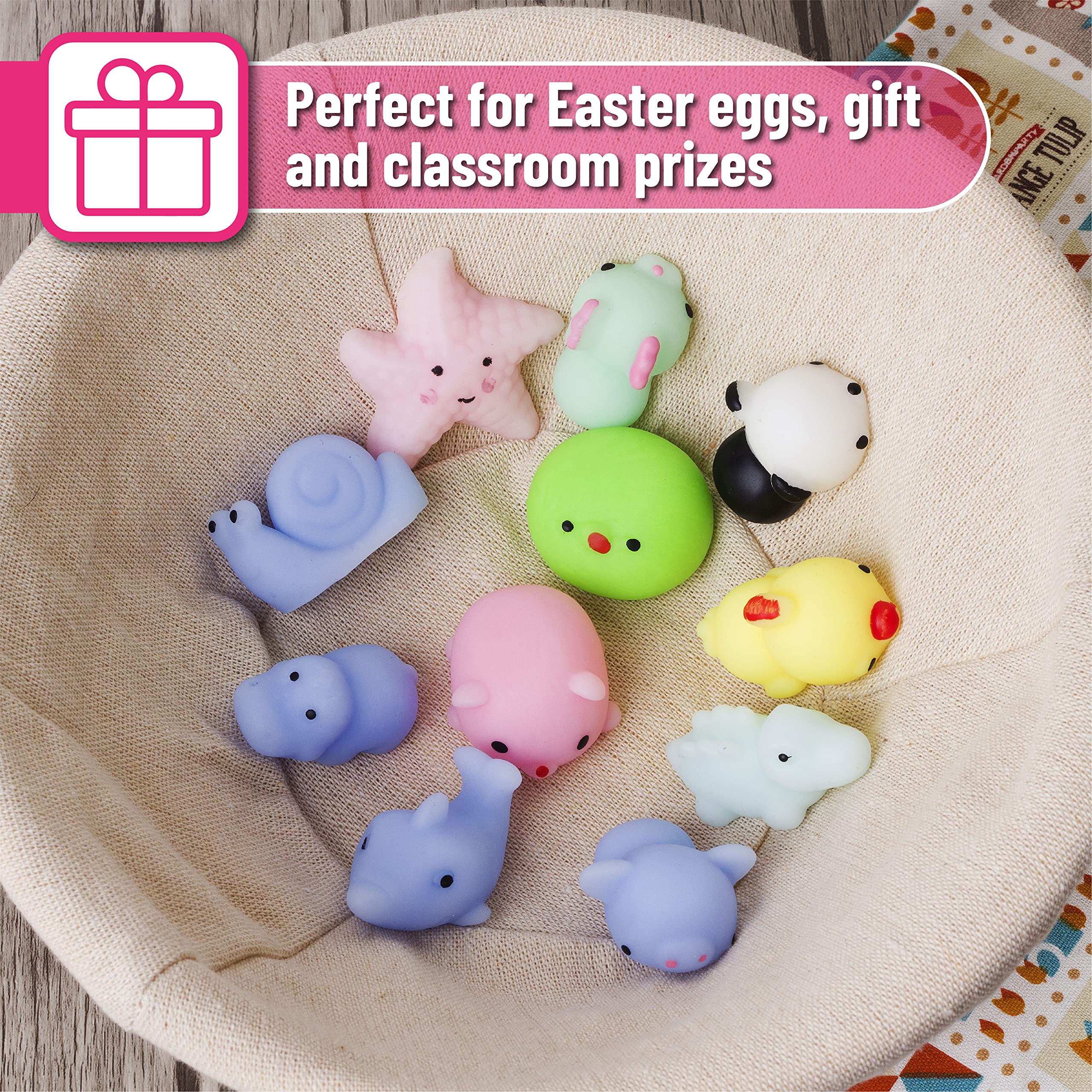 Mr. Pen party favors and classroom rewards with bright pastel animals