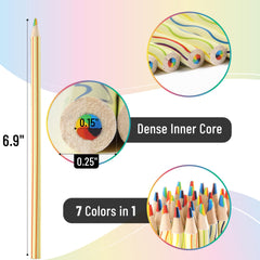Mr. Pen Rainbow Pencils child-friendly drawing prompts energize coloring time