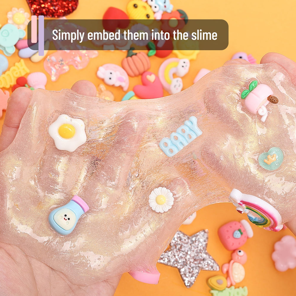 Mr. Pen slime charms animal shapes offer fun focal points for crafts and party decorations.