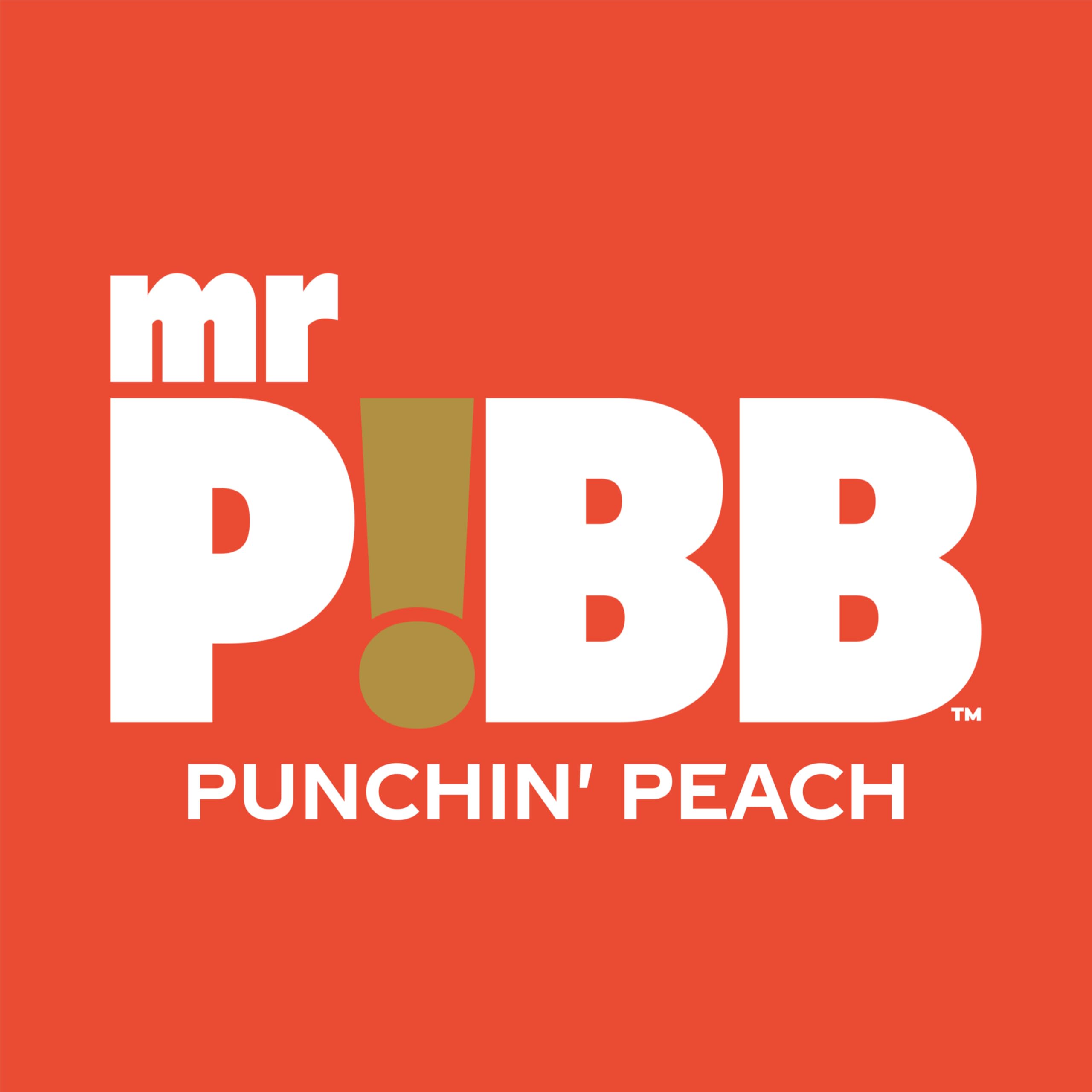 MR PIBB Punchin' Peach serves 12 in a ready fridge-pack