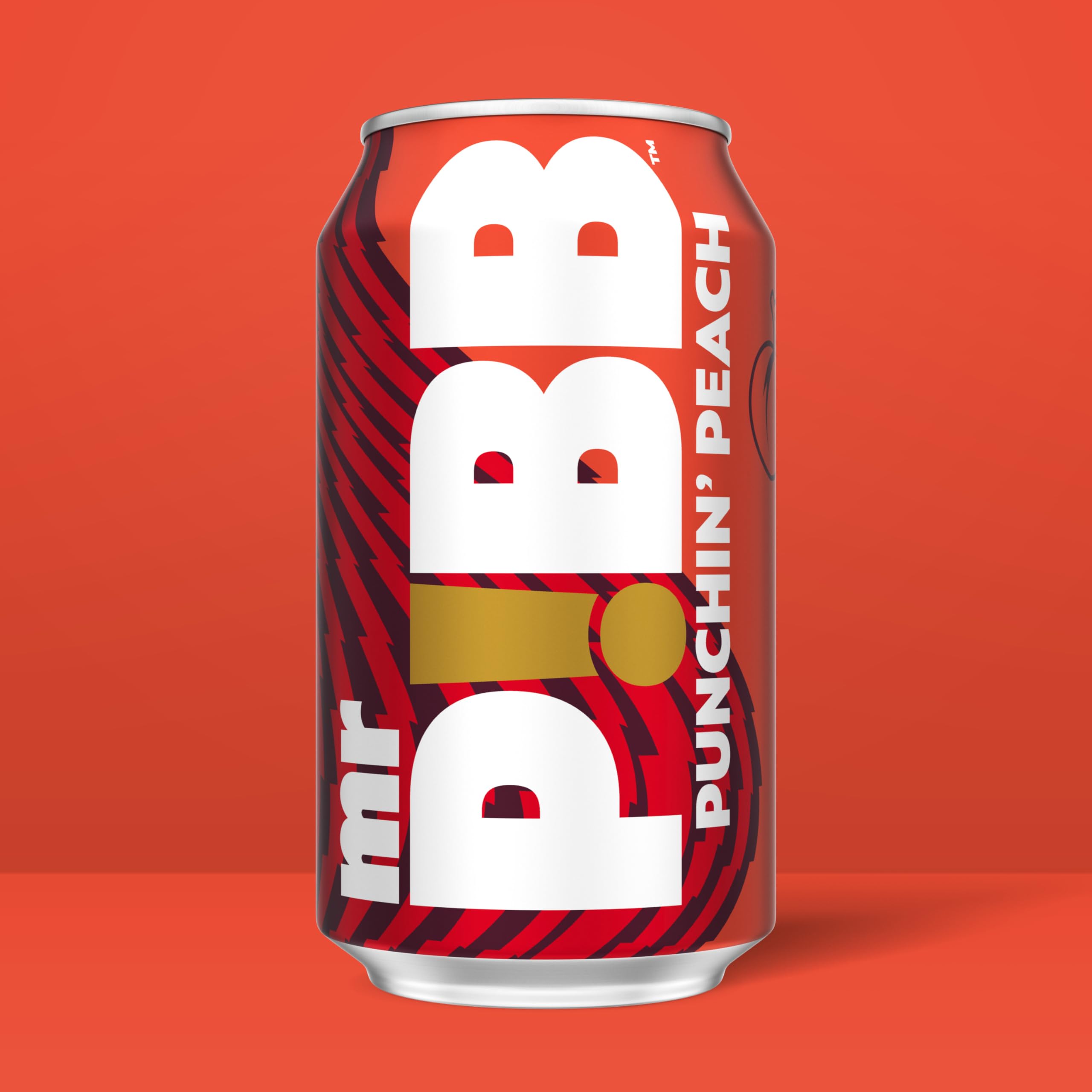MR PIBB Punchin' Peach on ice-cold display for quick refreshment