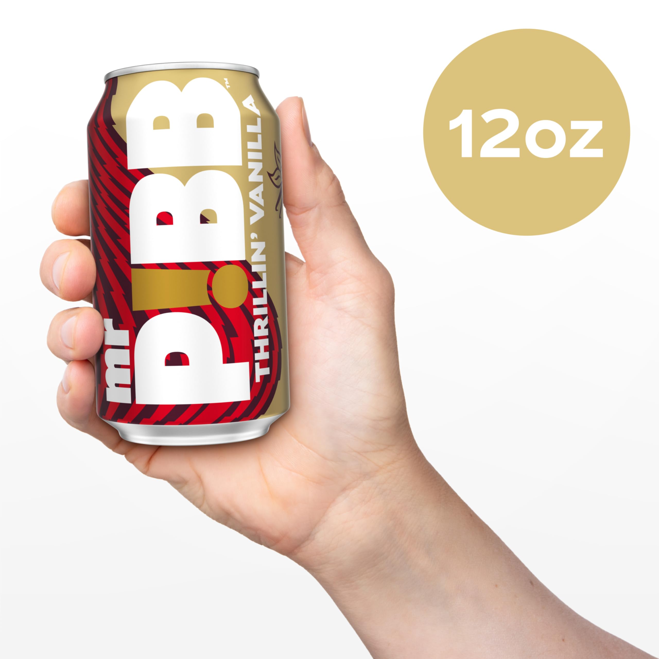Mr Pibb Thrillin' Vanilla label close-up highlighting vanilla flavor identity