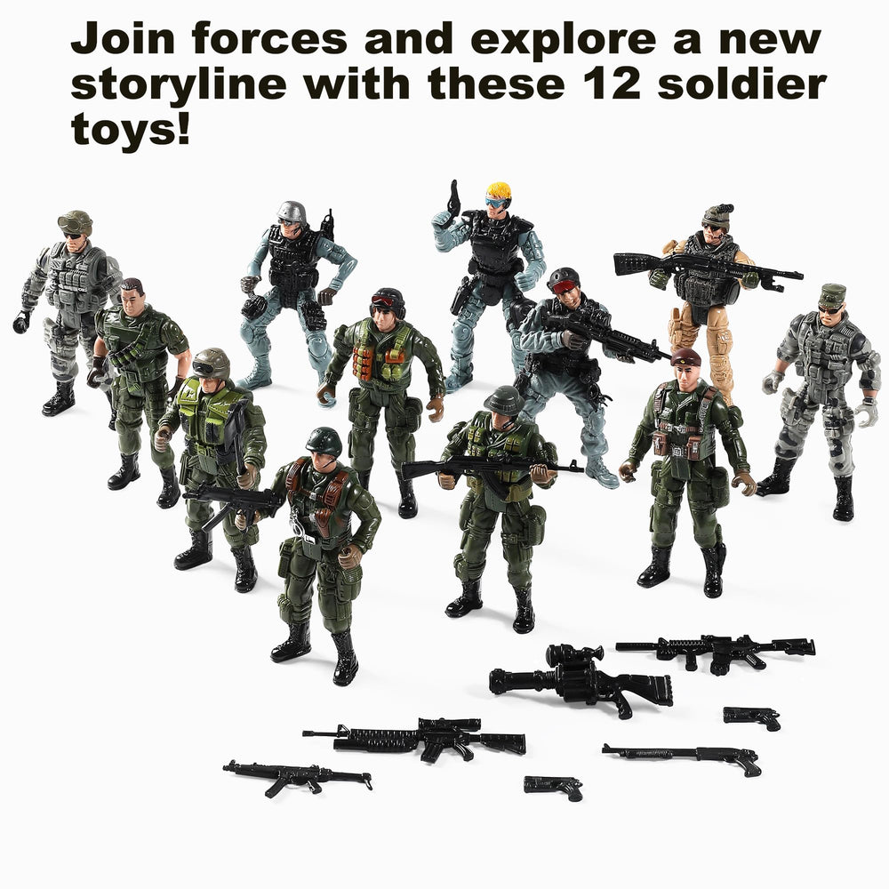 Mr.River Special Forces combat soldiers ready for dynamic action play sessions.