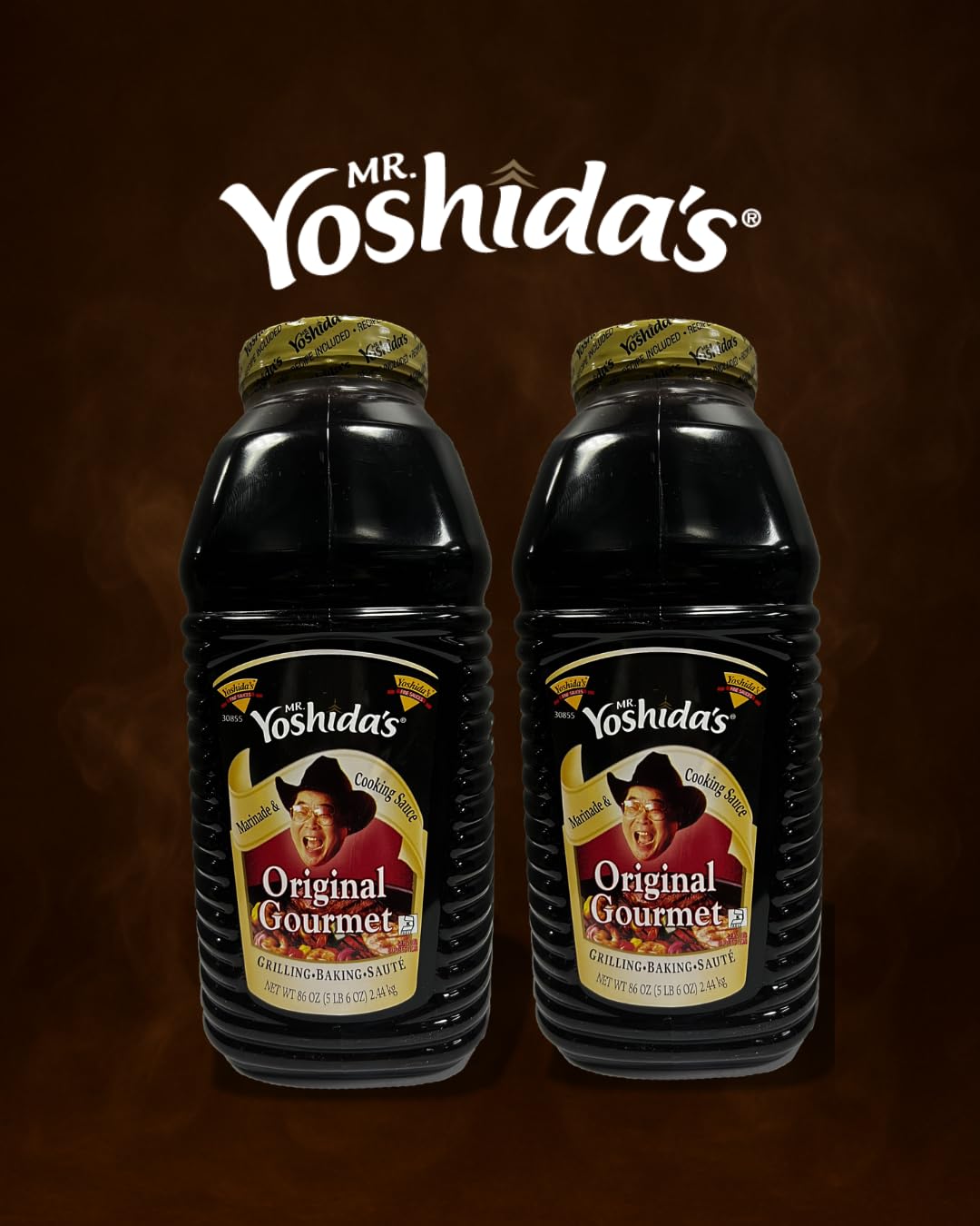 Close-up of the resealable cap on Mr. Yoshida's 86 oz bottle.