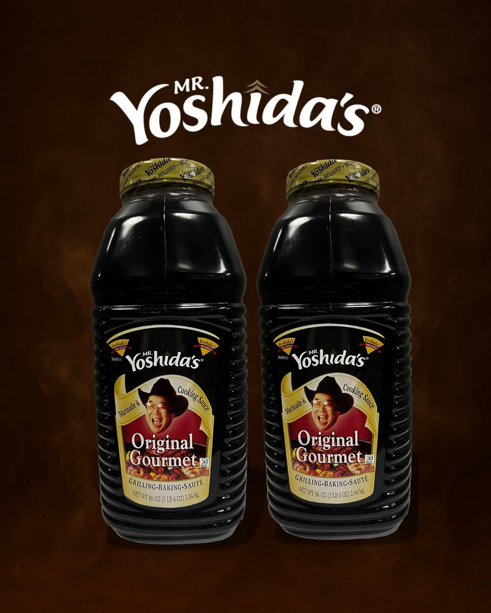 Close-up of the resealable cap on Mr. Yoshida's 86 oz bottle.
